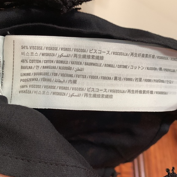 NWT Abercrombie & Fitch Black Dress sz M - Picture 13 of 13